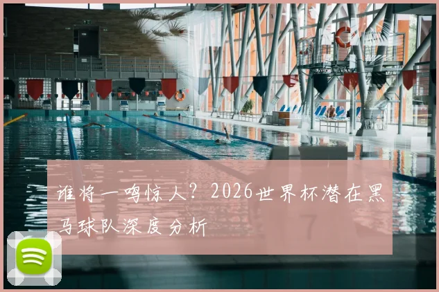 谁将一鸣惊人?2026世界杯潜在黑马球队深度分析